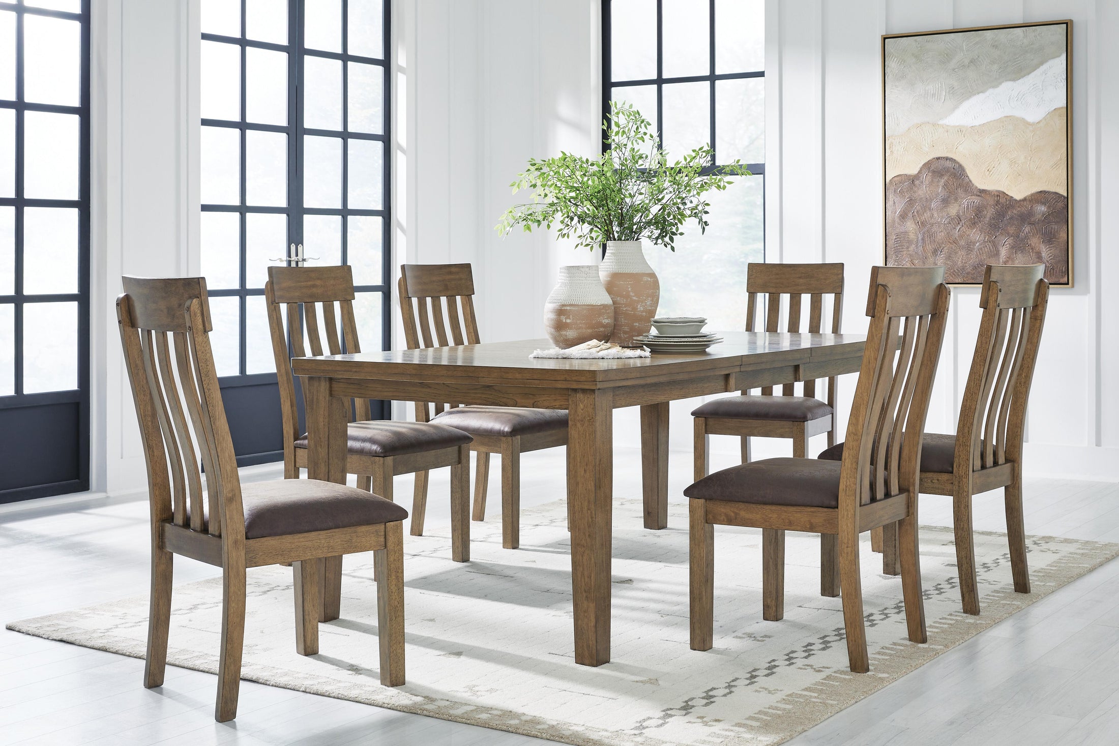 Urbinforte Dining Table and 6 Chairs