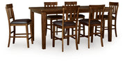 Ralene Counter Height Dining Table and 6 Barstools
