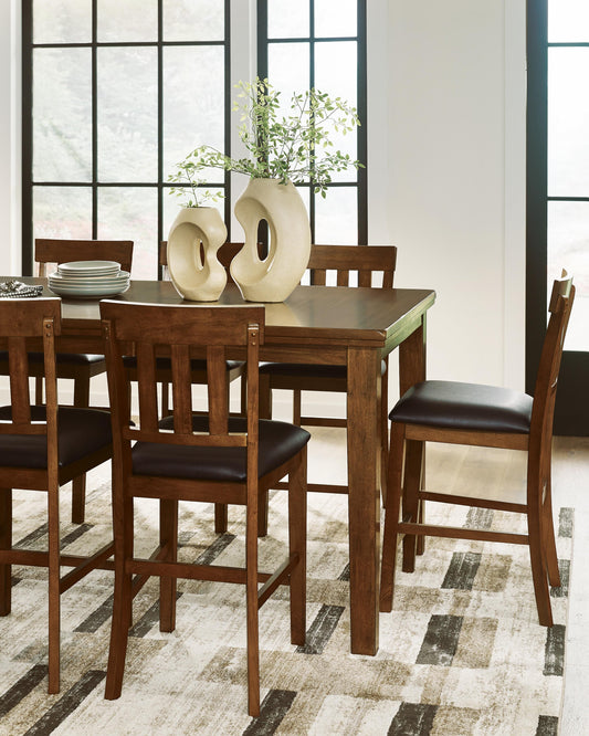 Ralene Counter Height Dining Table and 4 Barstools