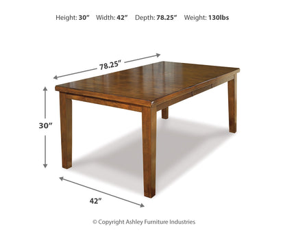 Ralene Dining Table and 6 Chairs