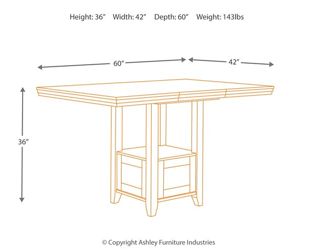 Ralene Counter Height Dining Package