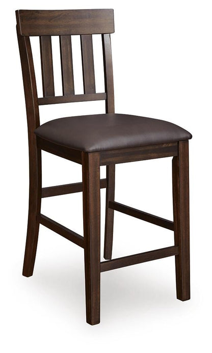 Haddigan Counter Height Dining Table and 4 Barstools