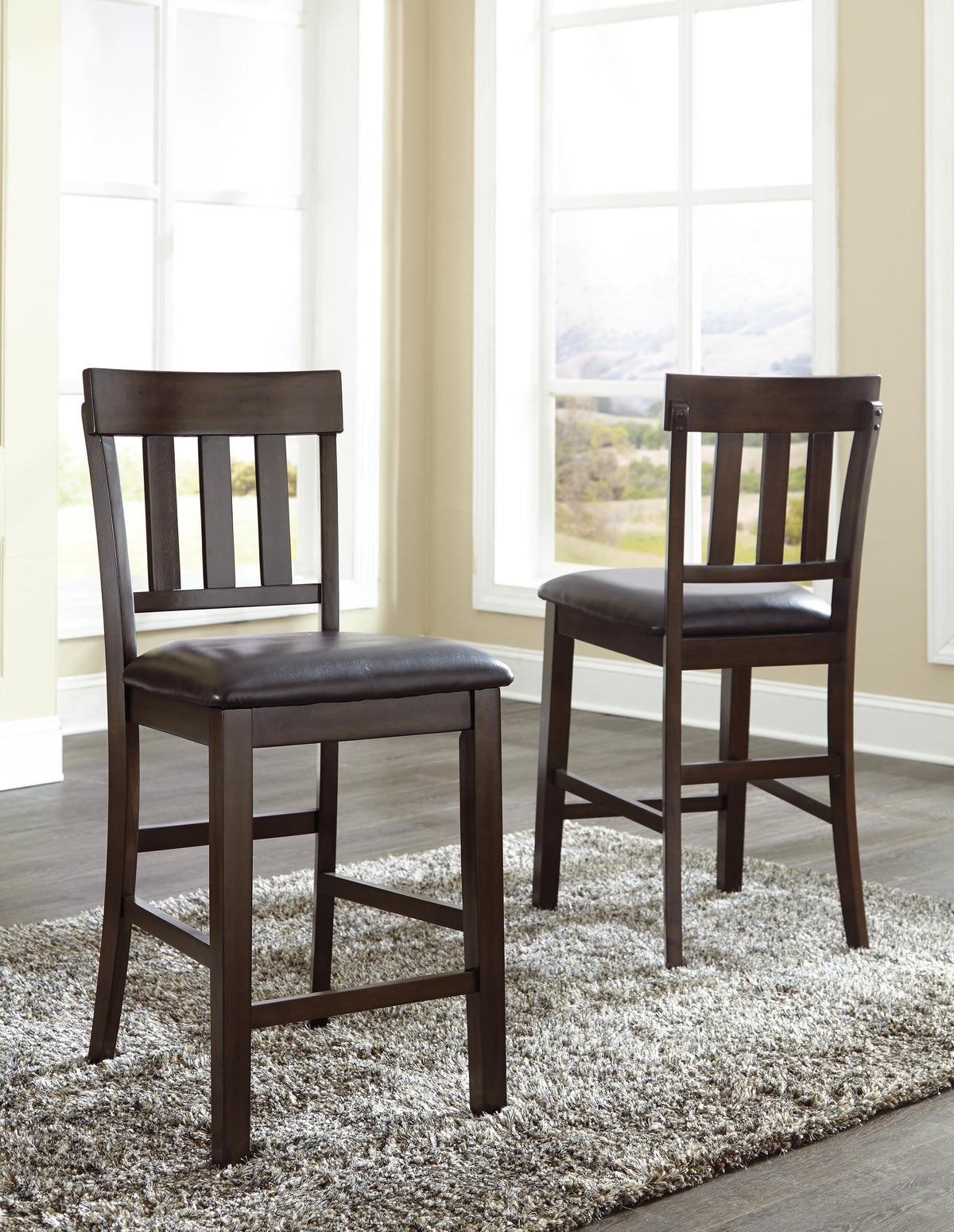 Haddigan Counter Height Dining Table and 4 Barstools