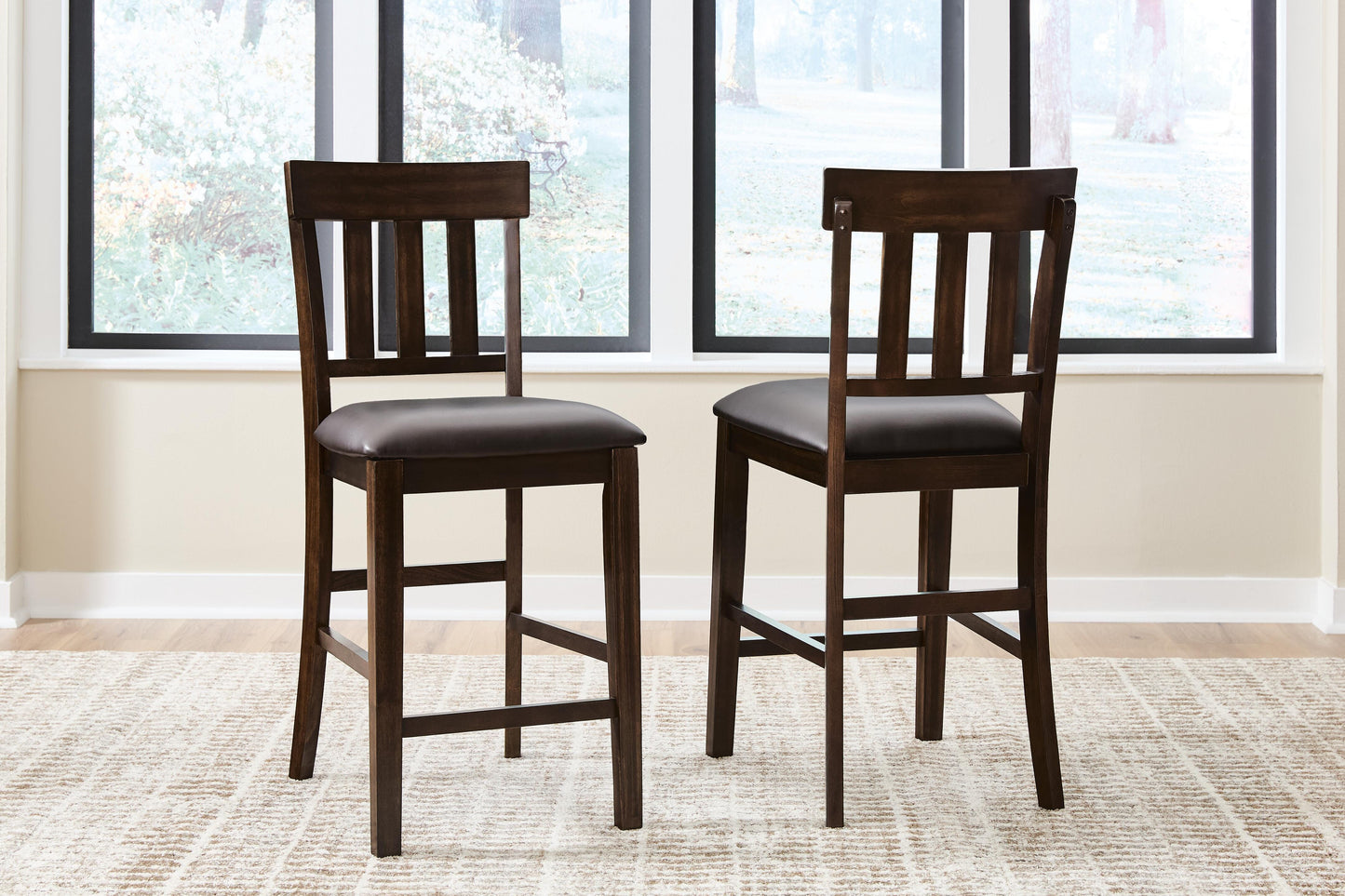 Haddigan Counter Height Dining Table and 6 Barstools