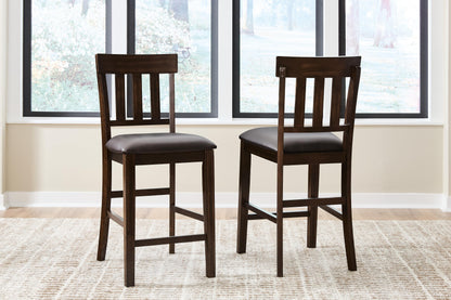 Haddigan Counter Height Dining Table and 6 Barstools