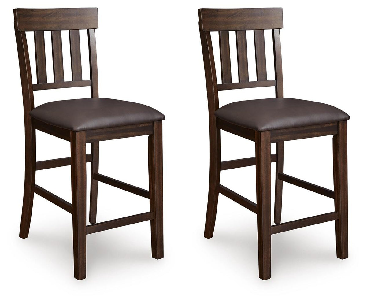 Haddigan Counter Height Dining Table and 4 Barstools