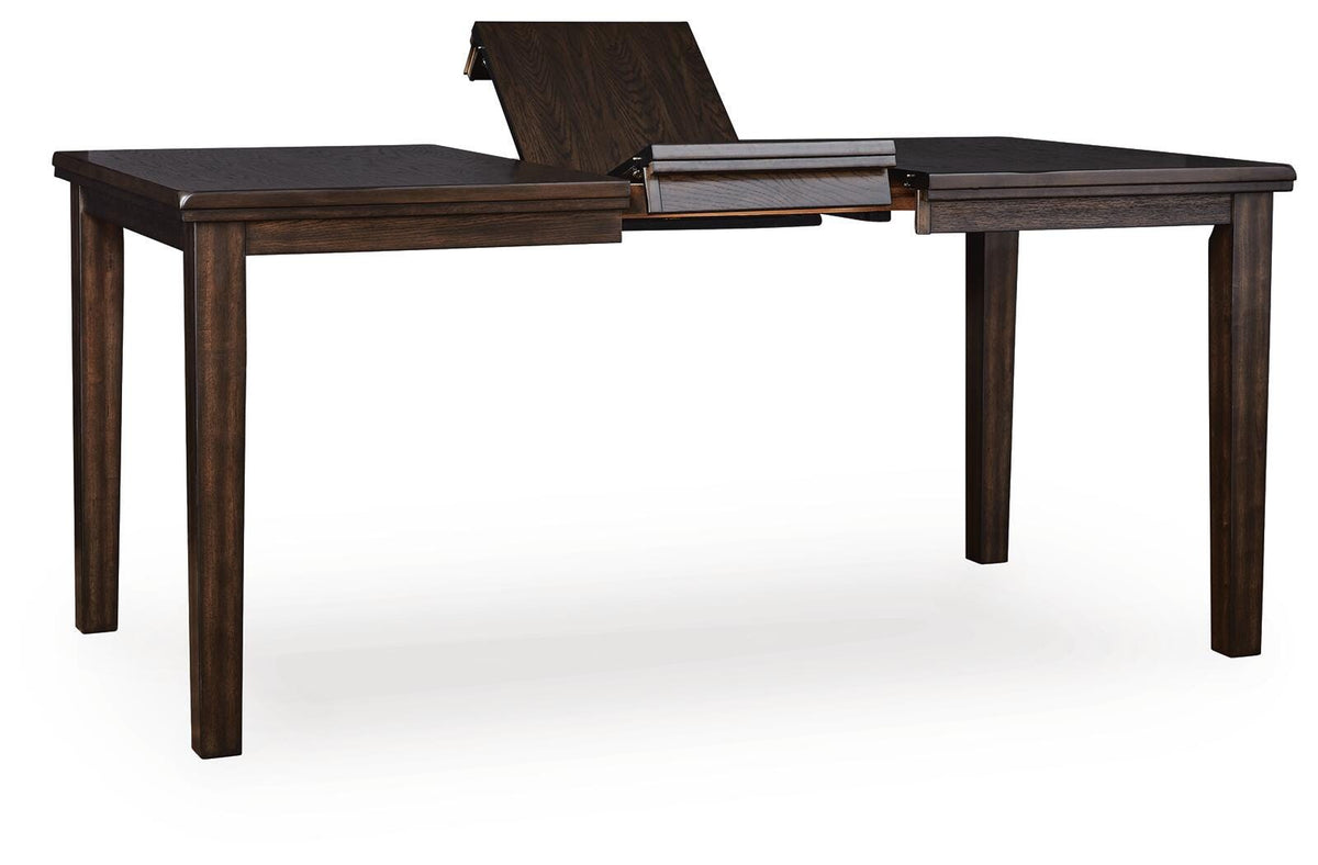 Haddigan Counter Height Dining Table and 4 Barstools