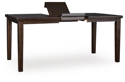 Haddigan Counter Height Dining Table and 4 Barstools
