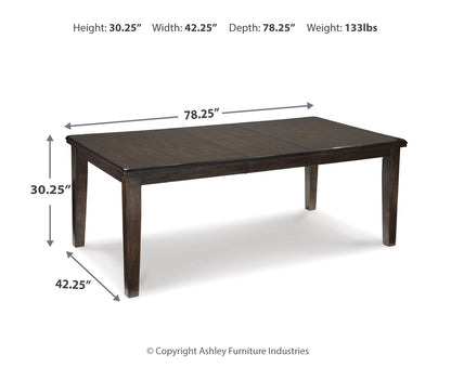 Haddigan Dining Table and 8 Chairs