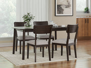 Dantenton Dining Room Table Set (5/CN)