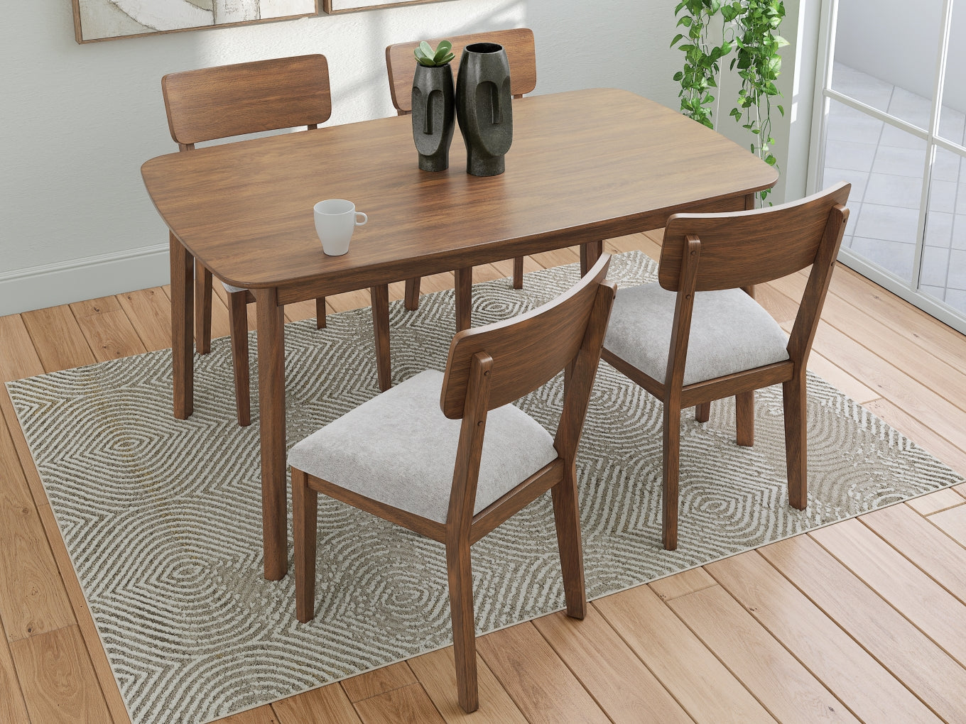 Lyncott Dining Room Table Set (5/CN)