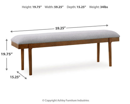 Lyncott Large UPH Dining Room Bench