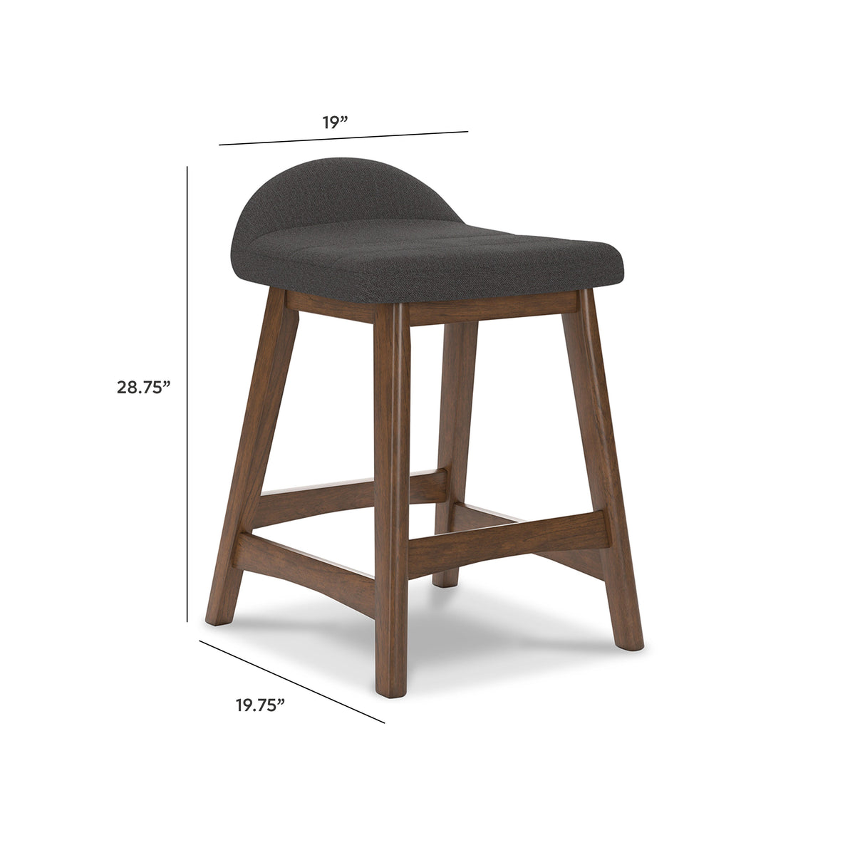 Lyncott Upholstered Barstool (2/CN)