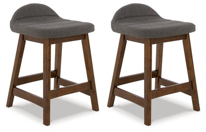 Lyncott Upholstered Barstool (2/CN)
