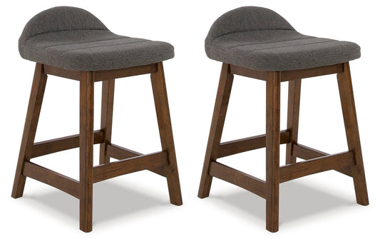 Lyncott Upholstered Barstool (2/CN)