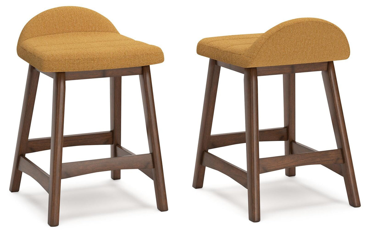 Lyncott Counter Height Bar Stool (Set of 2)