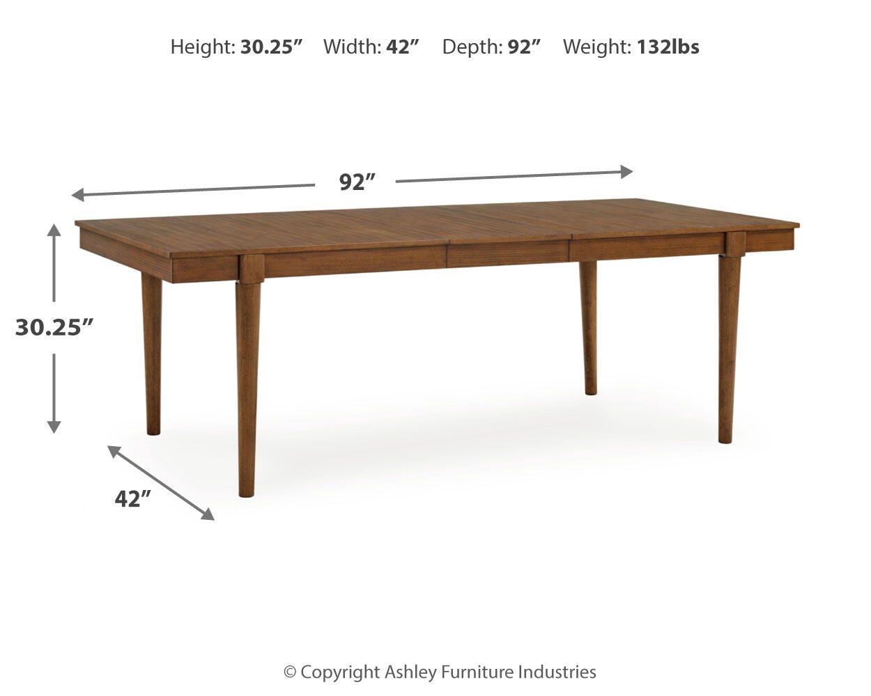 Lyncott Dining Table and 4 Chairs