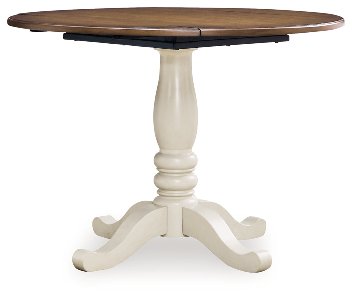 Mellintine Round DRM Drop Leaf Table