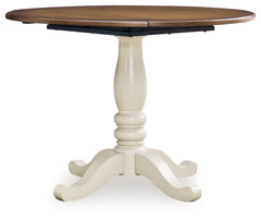 Mellintine Round DRM Drop Leaf Table