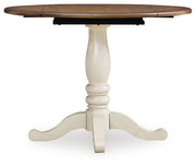 Mellintine Round DRM Drop Leaf Table