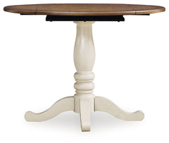 Mellintine Round DRM Drop Leaf Table