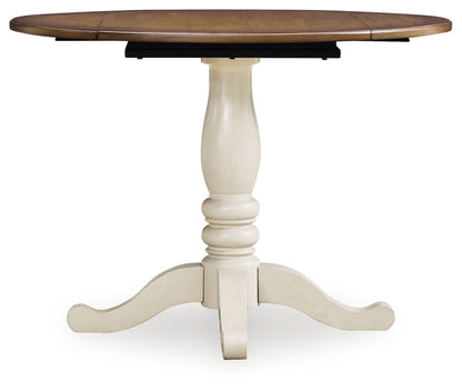 Mellintine Round DRM Drop Leaf Table