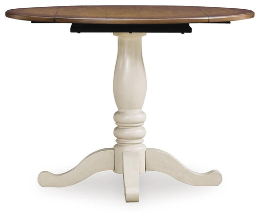 Mellintine Round DRM Drop Leaf Table