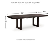 Neymorton RECT DRM Butterfly EXT Table