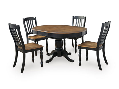 Loganeer Extension Table 5PC Dining Set