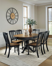 Loganeer Extension Table 7PC Dining Set