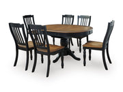 Loganeer Extension Table 7PC Dining Set