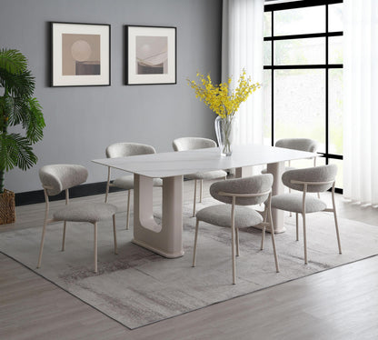 Kalam Boucle Upholstered Side Chair (Set-2)