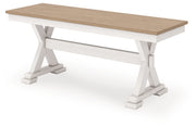 Wildenauer & Purlaney 6PC Dining Table Set w/ Bench