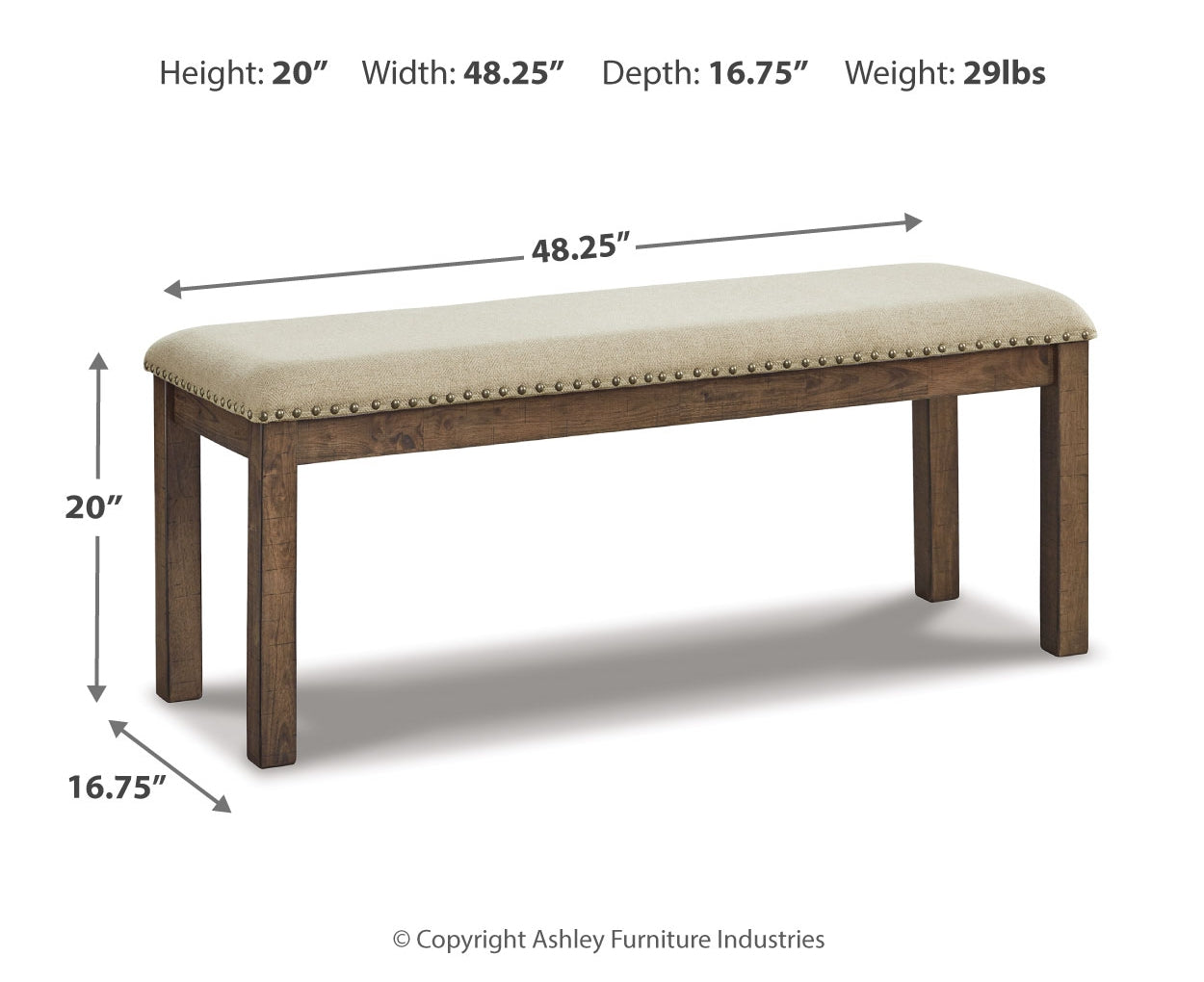 Moriville Upholstered Bench