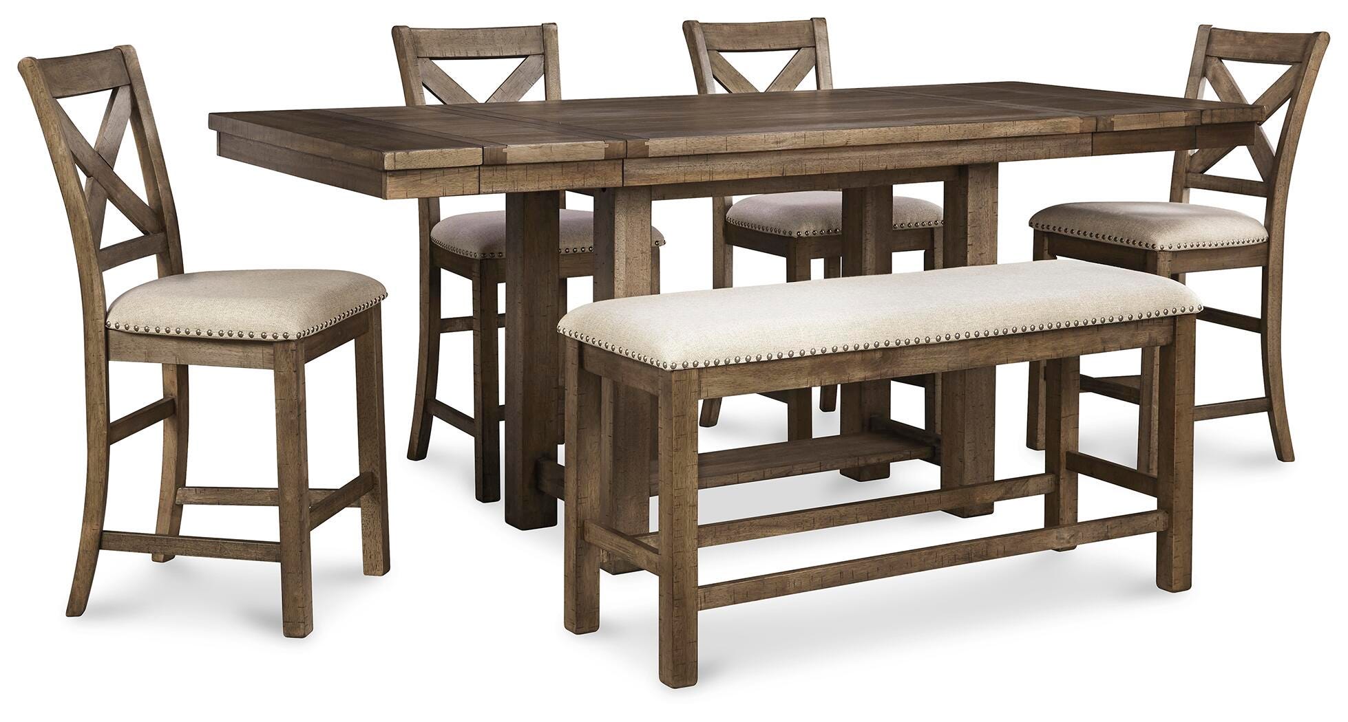 Moriville Counter Height 6PC Dining Table Set