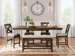 Moriville Counter Height 6PC Dining Table Set