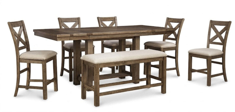 Moriville Counter Height 7PC Dining Room Set