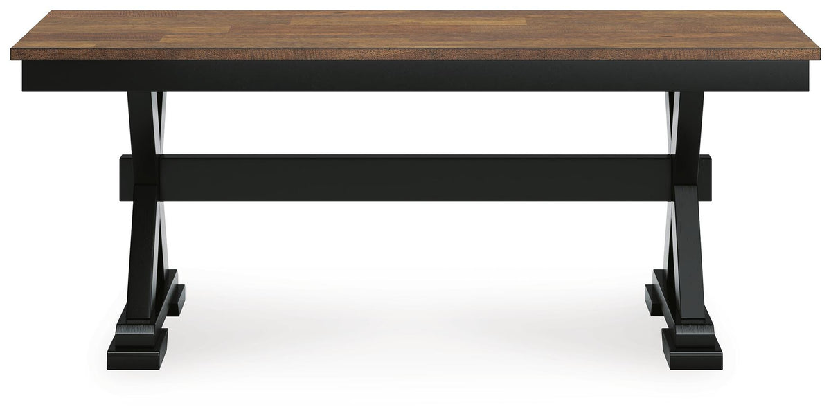 Wildenauer Dining Table, 2 Chairs and 2 Benches