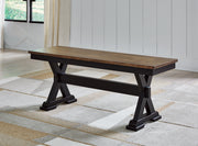 Wildenauer & Purlaney 6PC Dining Table Set w/ Bench
