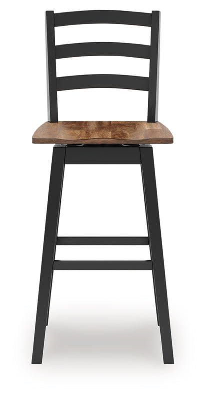 Wildenauer Tall Swivel Barstool (2/CN)