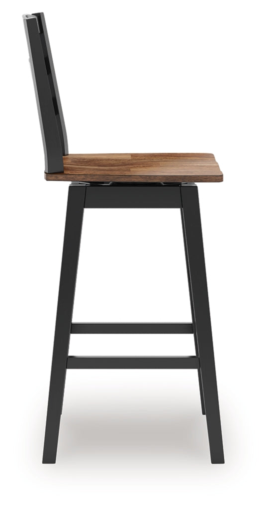 Wildenauer Tall Swivel Barstool (2/CN)