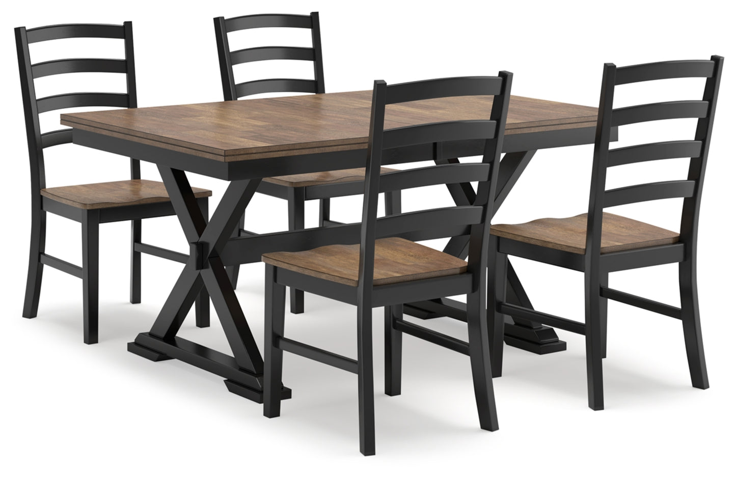 Wildenauer & Purlaney 6PC Dining Table Set w/ Bench