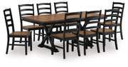 Wildenauer Dining Table and 8 Chairs
