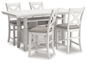 Robbinsdale Counter Height Dining Table and 4 Barstools