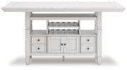 Robbinsdale Counter Height Dining Table and 6 Barstools