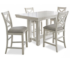 Robbinsdale Counter Height Dining Table and 4 Barstools