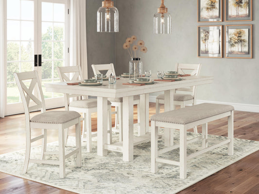 Robbinsdale 6PC Counter Height Dining Set