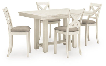 Robbinsdale Counter Height Dining Table and 4 Barstools