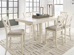 Robbinsdale Counter Height Dining Table and 6 Barstools