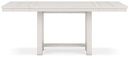 Mesa extensible de comedor Robbinsdale de altura de mostrador